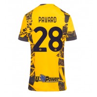 Camiseta Inter Milan Benjamin Pavard #28 Tercera Equipación para mujer 2024-25 manga corta